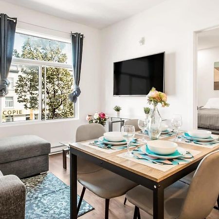 Ferienwohnung M11 Luxury 1Br Sofa Bed In The Heart Of Plateaumile-End Montréal Exterior foto